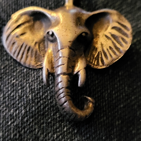 Elegant 925 Sterling SilverElephant  JewelryCharm Pendant - Picture 4 of 9